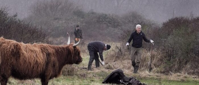 Vrijwilligers pakken het struweel aan
